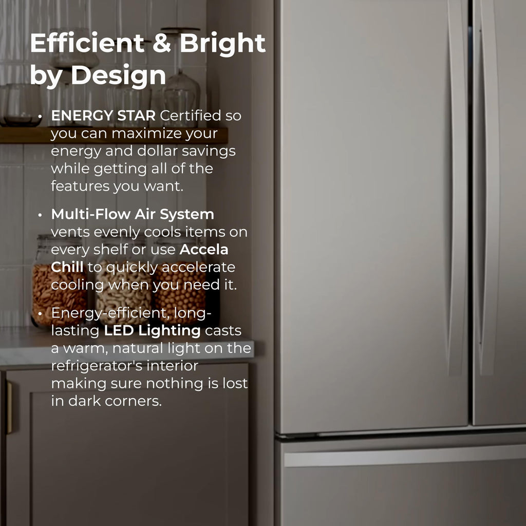 30" French Door Refrigerator with Freezer