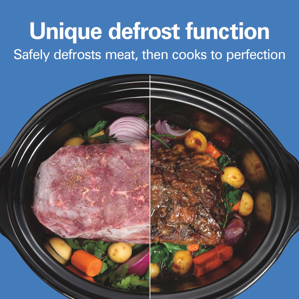 6QT Programmable Slow Cooker with Lid Lock