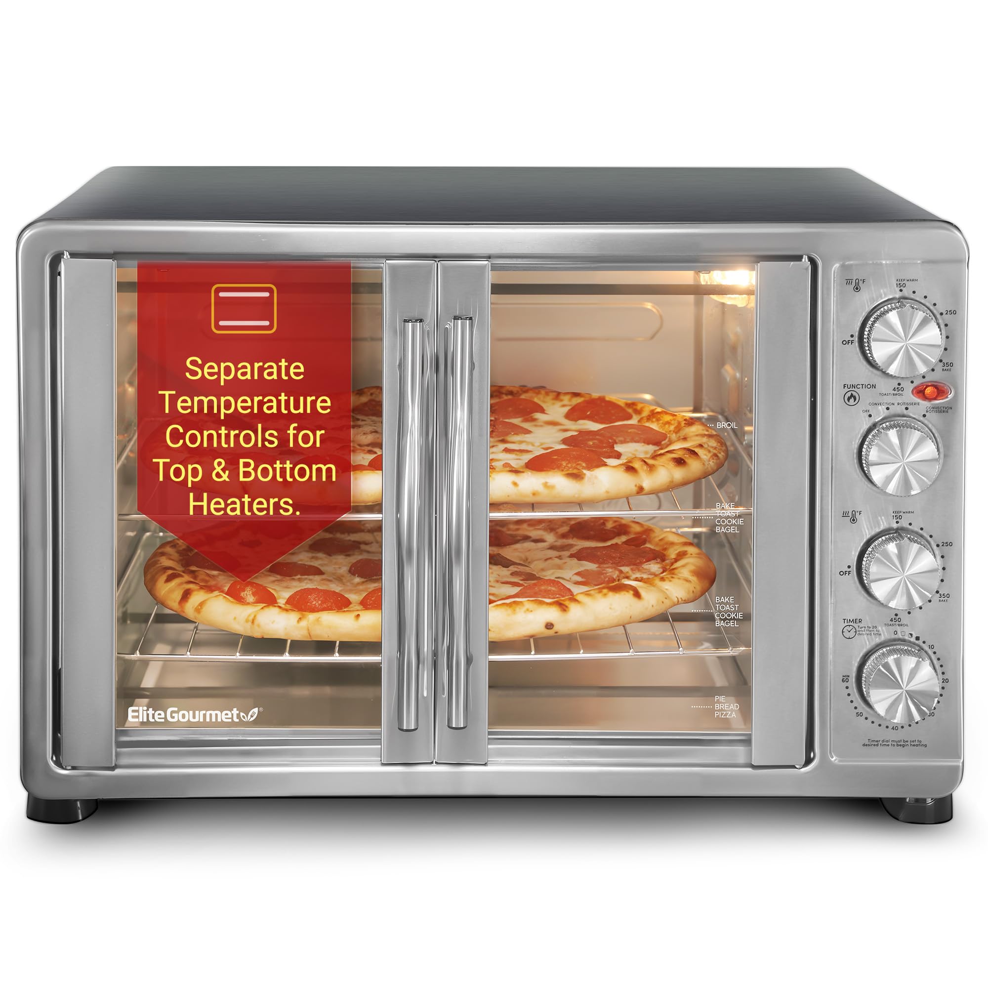 Double French Door Toaster Oven