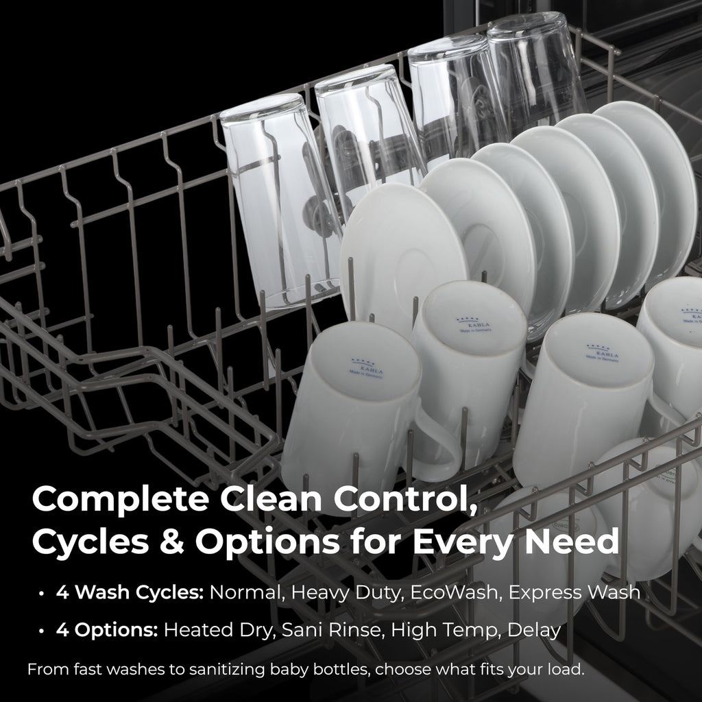 24" Hybrid Tub Dishwasher - 12 Place Settings